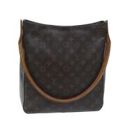 Pre-owned Canvas handbags Louis Vuitton Vintage , Brown , Dames