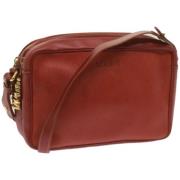 Pre-owned Leather shoulder-bags Loewe Pre-owned , Red , Dames