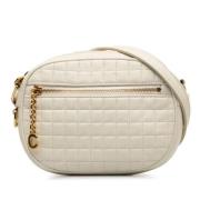 Pre-owned Leather celine-bags Celine Vintage , White , Dames