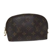 Pre-owned Canvas pouches Louis Vuitton Vintage , Brown , Dames