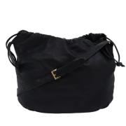 Pre-owned Leather shoulder-bags Loewe Pre-owned , Black , Dames