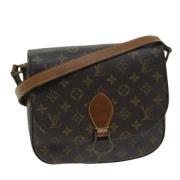 Pre-owned Canvas shoulder-bags Louis Vuitton Vintage , Brown , Dames