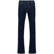 Slim Fit Indigo Blauwe Jeans Jacob Cohën , Blue , Heren