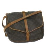 Pre-owned Canvas louis-vuitton-bags Louis Vuitton Vintage , Brown , Da...