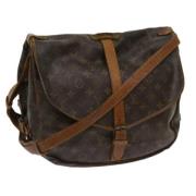 Pre-owned Canvas louis-vuitton-bags Louis Vuitton Vintage , Brown , Da...