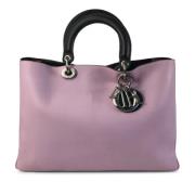 Pre-owned Leather dior-bags Dior Vintage , Purple , Dames