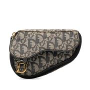 Pre-owned Canvas wallets Dior Vintage , Blue , Dames