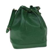 Pre-owned Leather louis-vuitton-bags Louis Vuitton Vintage , Green , D...