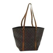 Pre-owned Canvas louis-vuitton-bags Louis Vuitton Vintage , Brown , Da...