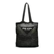 Pre-owned Canvas prada-bags Prada Vintage , Black , Dames