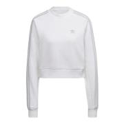 Dames Wit Sweatshirt Adidas , White , Dames