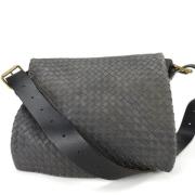 Pre-owned Leather shoulder-bags Bottega Veneta Vintage , Gray , Dames