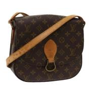 Pre-owned Canvas shoulder-bags Louis Vuitton Vintage , Brown , Dames