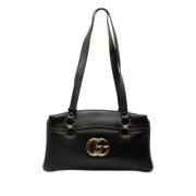 Pre-owned Leather gucci-bags Gucci Vintage , Black , Dames