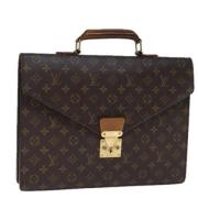 Pre-owned Canvas handbags Louis Vuitton Vintage , Brown , Dames