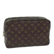 Pre-owned Canvas clutches Louis Vuitton Vintage , Brown , Dames