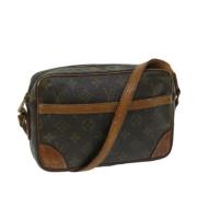 Pre-owned Canvas shoulder-bags Louis Vuitton Vintage , Brown , Dames