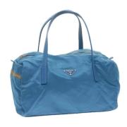 Pre-owned Nylon handbags Prada Vintage , Blue , Dames