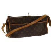 Pre-owned Canvas shoulder-bags Louis Vuitton Vintage , Brown , Dames