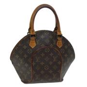 Pre-owned Canvas handbags Louis Vuitton Vintage , Brown , Dames