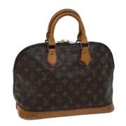 Pre-owned Canvas handbags Louis Vuitton Vintage , Brown , Dames