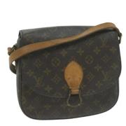 Pre-owned Canvas shoulder-bags Louis Vuitton Vintage , Brown , Dames