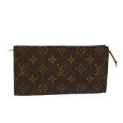 Pre-owned Canvas clutches Louis Vuitton Vintage , Brown , Dames