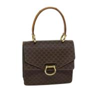 Pre-owned Leather handbags Celine Vintage , Brown , Dames