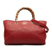 Pre-owned Leather gucci-bags Gucci Vintage , Red , Dames