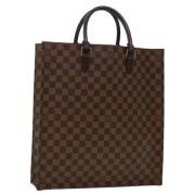 Pre-owned Canvas handbags Louis Vuitton Vintage , Brown , Dames