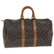 Pre-owned Canvas travel-bags Louis Vuitton Vintage , Brown , Dames