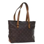 Pre-owned Canvas totes Louis Vuitton Vintage , Brown , Dames