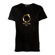 Stijlvolle T-Shirt Collectie voor Mannen Trussardi , Black , Heren