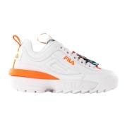 Damesmode Sneakers Fila , White , Dames