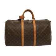 Pre-owned Canvas travel-bags Louis Vuitton Vintage , Brown , Dames