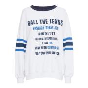 Sportieve Sweatshirt Barebellion Blanc De Blanc Ball , White , Dames