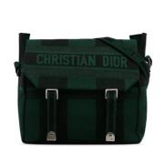 Pre-owned Canvas dior-bags Dior Vintage , Green , Dames