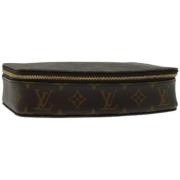 Pre-owned Canvas pouches Louis Vuitton Vintage , Brown , Dames