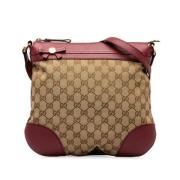 Pre-owned Leather gucci-bags Gucci Vintage , Beige , Dames