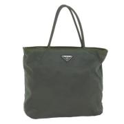 Pre-owned Nylon handbags Prada Vintage , Green , Dames