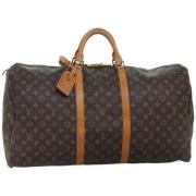 Pre-owned Canvas travel-bags Louis Vuitton Vintage , Brown , Dames