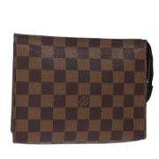 Pre-owned Canvas pouches Louis Vuitton Vintage , Brown , Dames