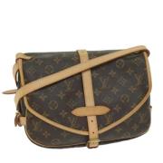 Pre-owned Canvas louis-vuitton-bags Louis Vuitton Vintage , Brown , Da...