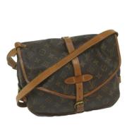 Pre-owned Canvas louis-vuitton-bags Louis Vuitton Vintage , Brown , Da...