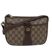 Pre-owned Leather gucci-bags Gucci Vintage , Beige , Dames