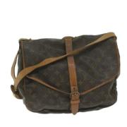 Pre-owned Canvas louis-vuitton-bags Louis Vuitton Vintage , Brown , Da...