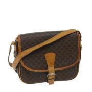 Pre-owned Leather celine-bags Celine Vintage , Brown , Dames