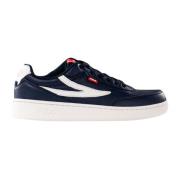 Heren Navy/Blauwe Sneakers Fila , Blue , Heren