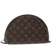 Pre-owned Canvas pouches Louis Vuitton Vintage , Brown , Dames