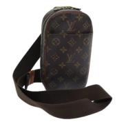 Pre-owned Canvas crossbody-bags Louis Vuitton Vintage , Brown , Dames